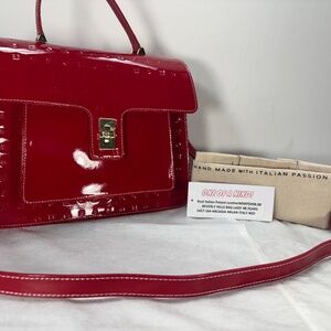 ARCADIA MILAN ITALY-NWT $498.00 -   NOW $395.00 -   REAL ITALIAN PATENT LEATHER